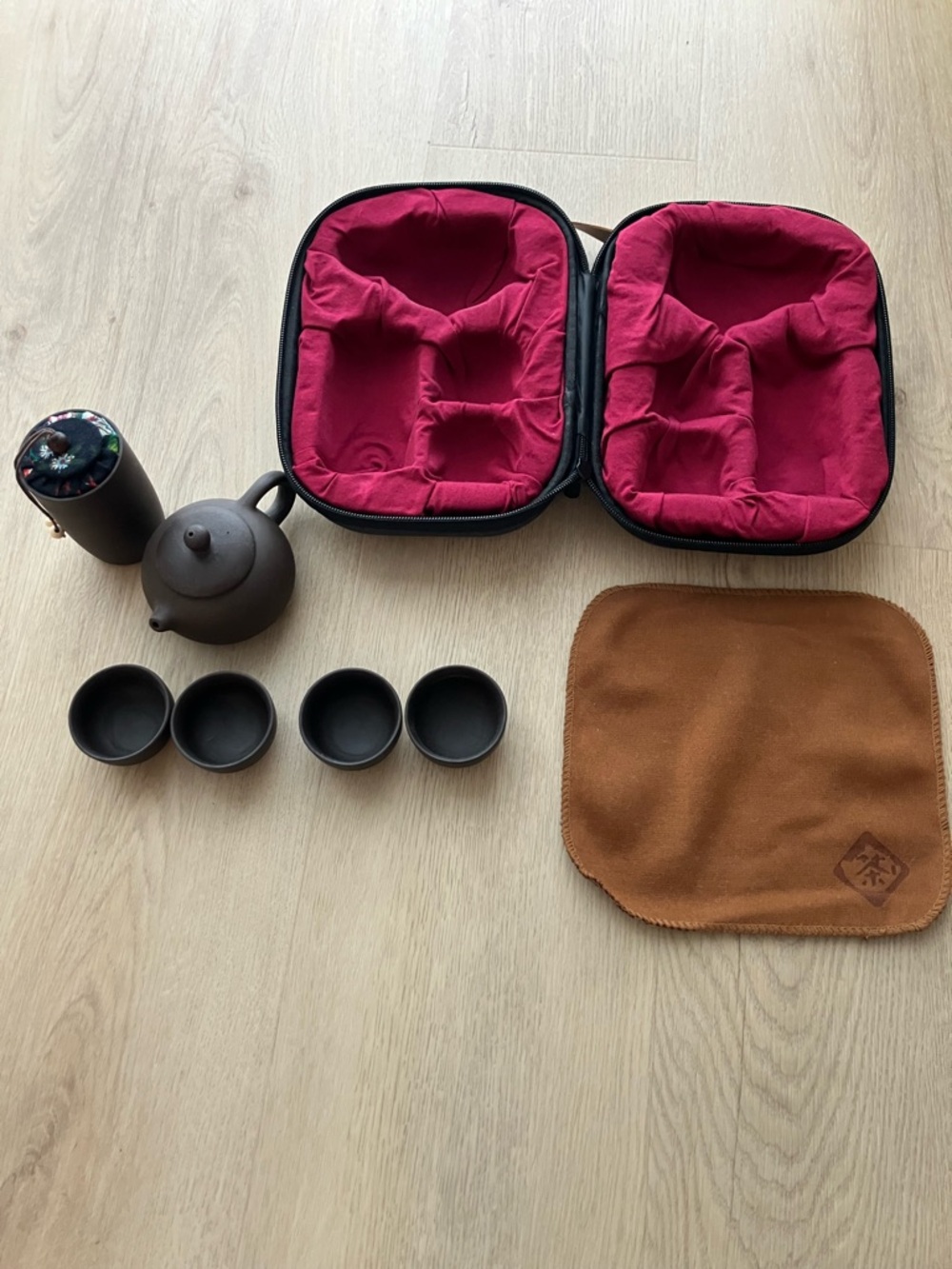 Portable Tea Set with Case